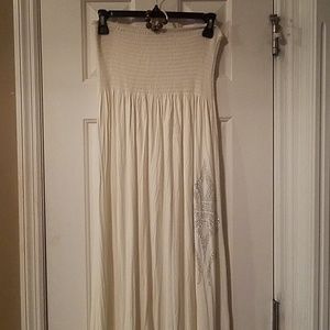 Cristina love halter sleeveless white dress